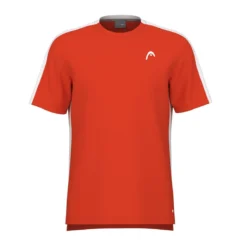 HEAD Vision Slice Mens Badminton T-Shirt - Orange Alert