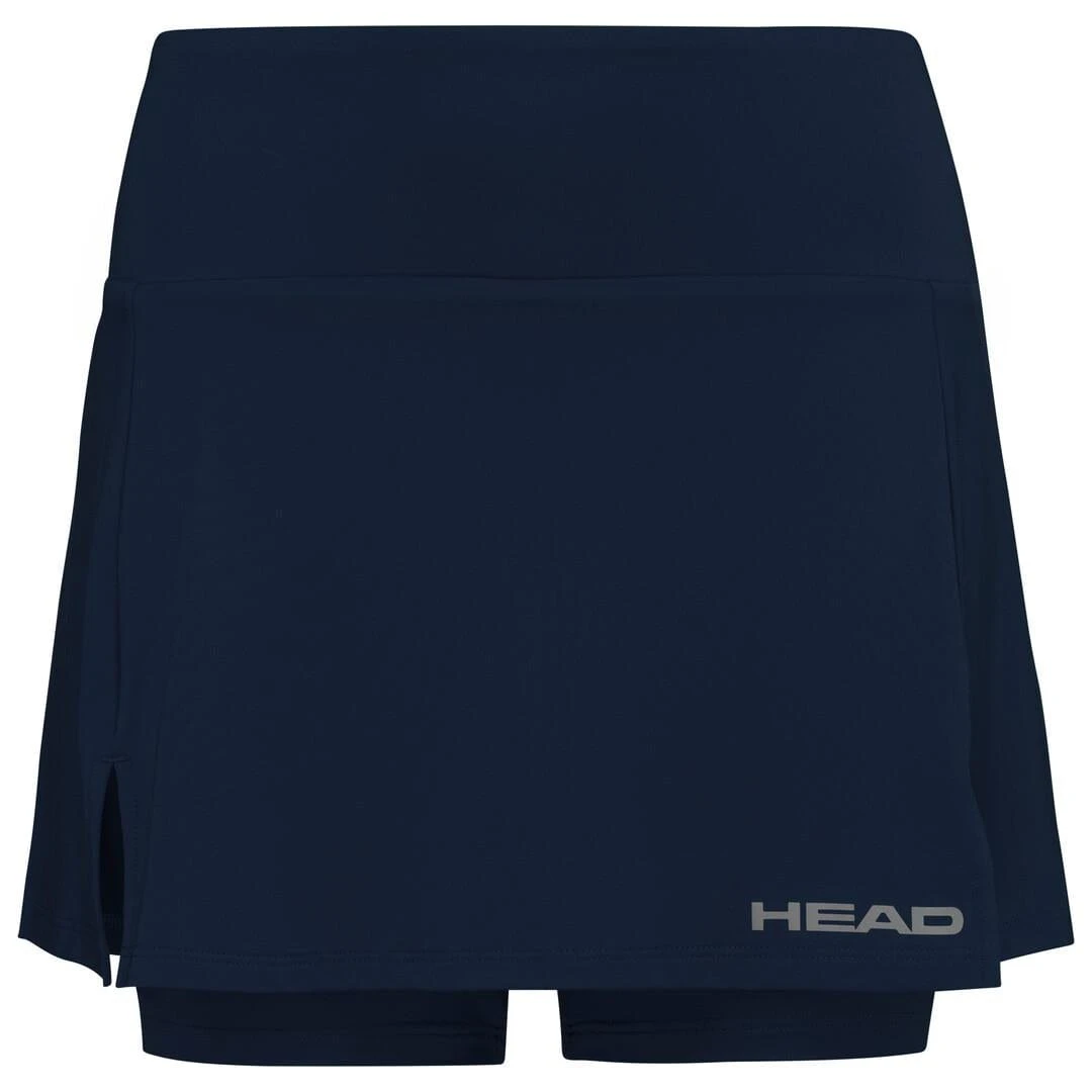 HEAD Womens Club Basic Badminton Skort - Dark Blue