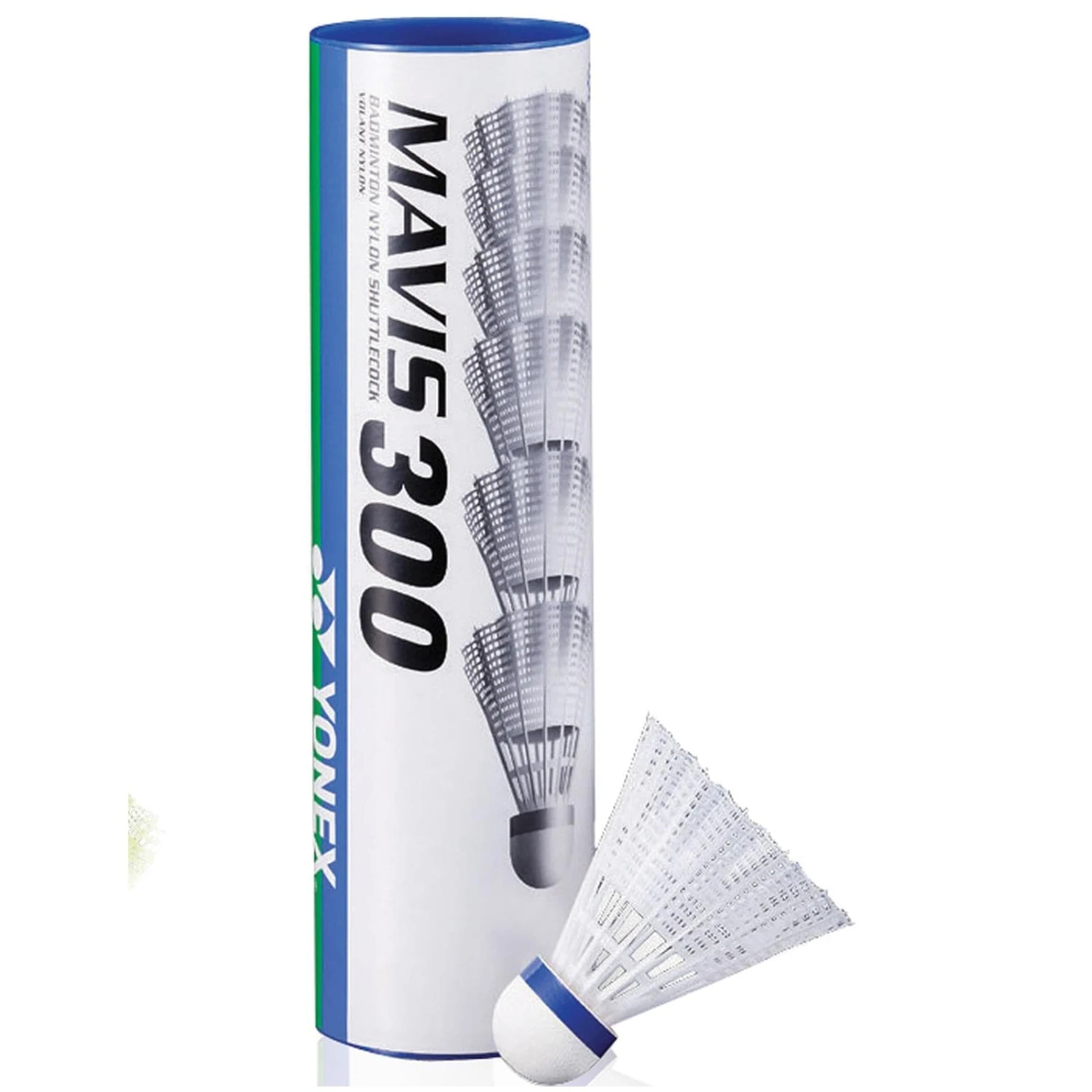 Yonex Mavis 300 Badminton Nylon Shuttles / Shuttlecocks White - Set Of 6