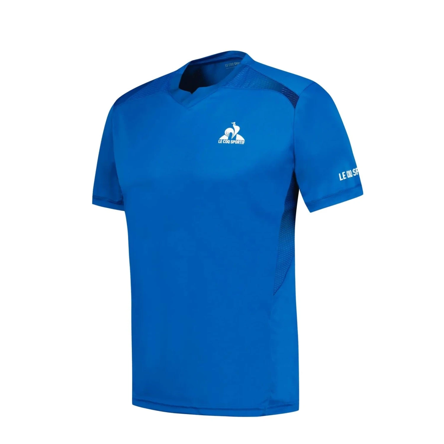 Le Coq Sportif Pro Mens Badminton T-Shirt - Lapis Blue - Image 3
