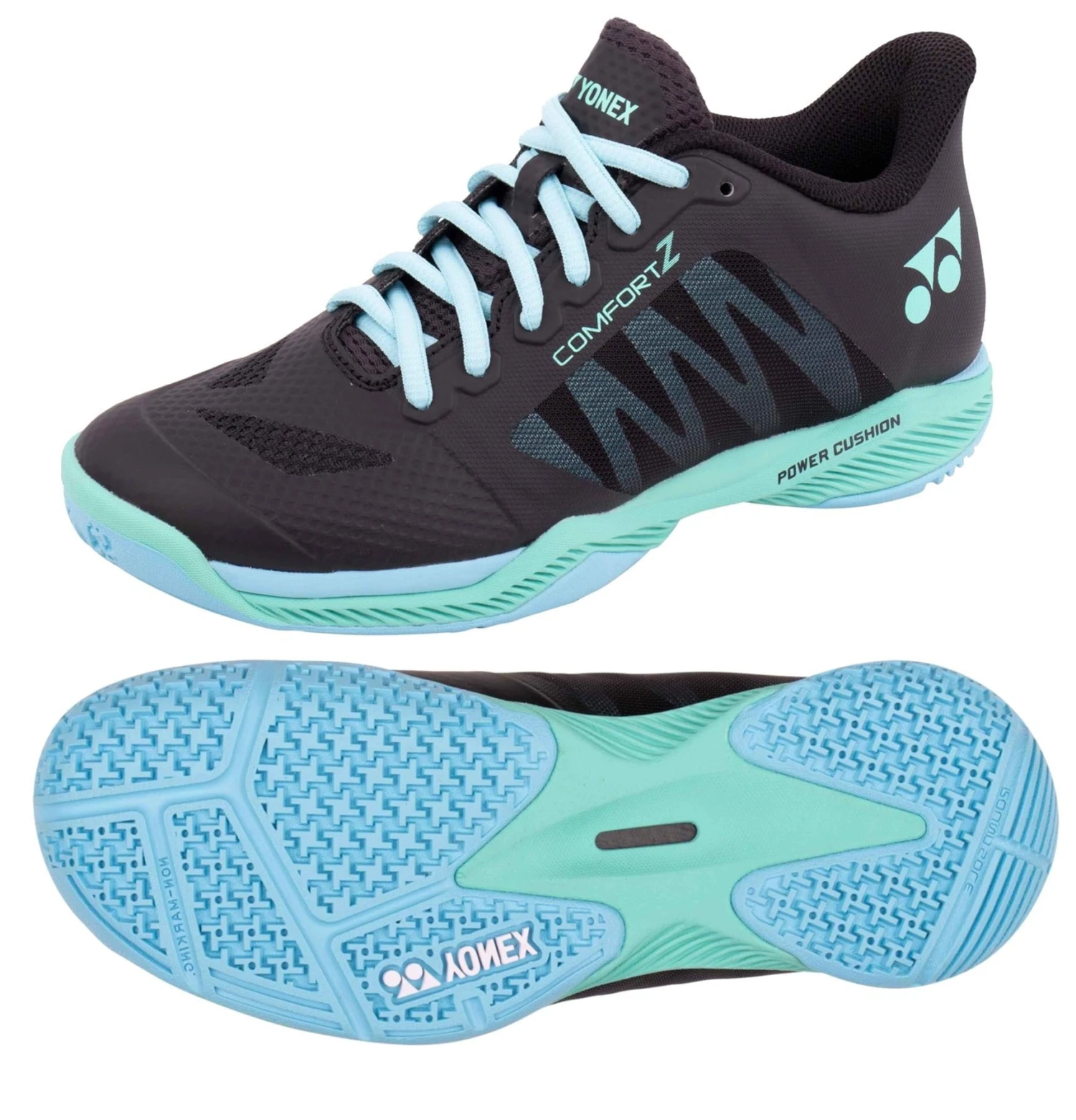 Yonex Power Cushion Comfort Z3 Womens Badminton Shoes - Black / Mint