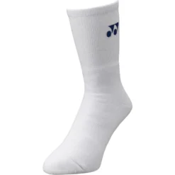 Yonex 19120YX 3D ERGO Crew White Badminton Socks - 1 Pair