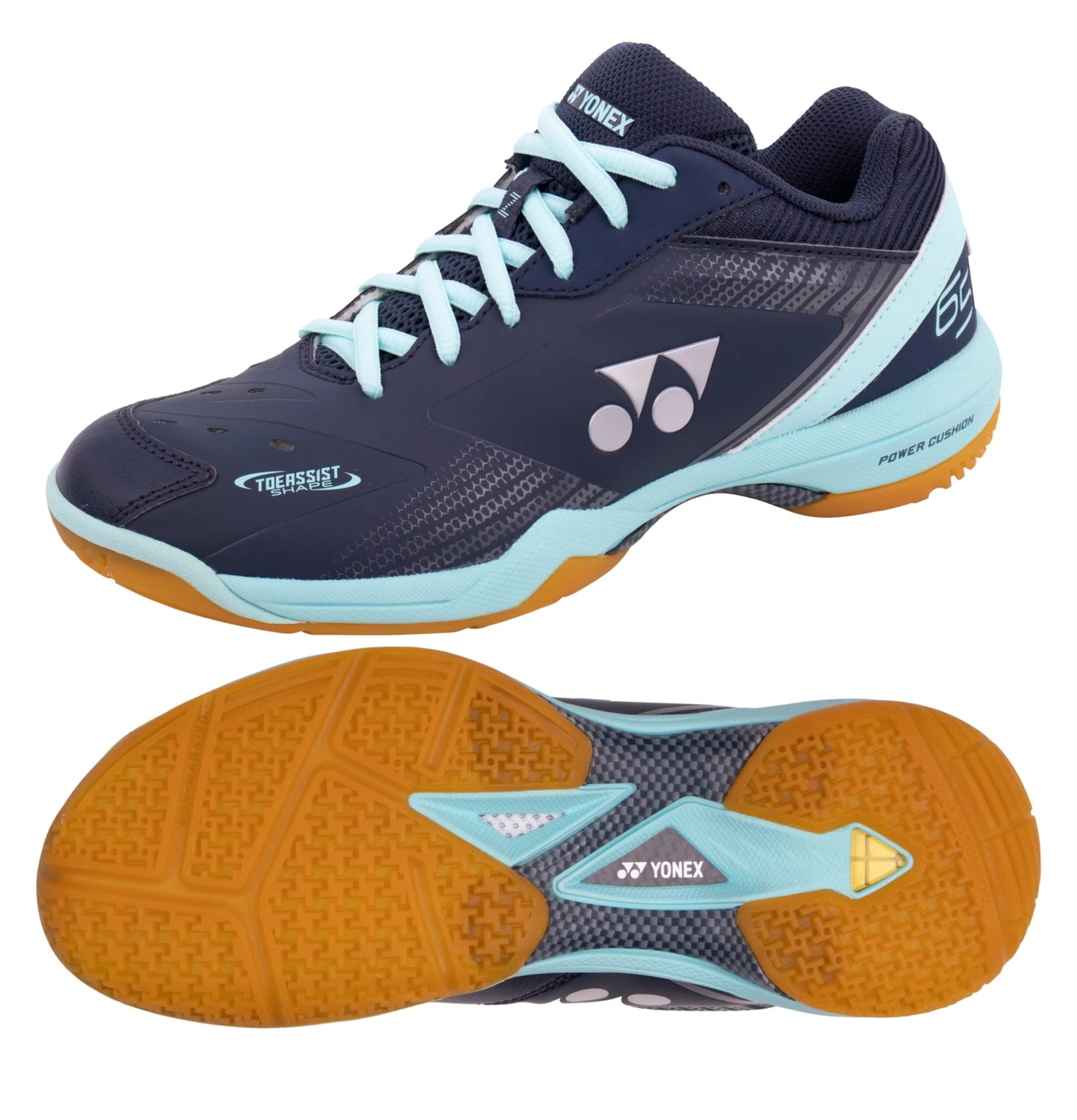 Yonex Power Cushion 65Z3 Womens Badminton Shoes - Navy / Saxe