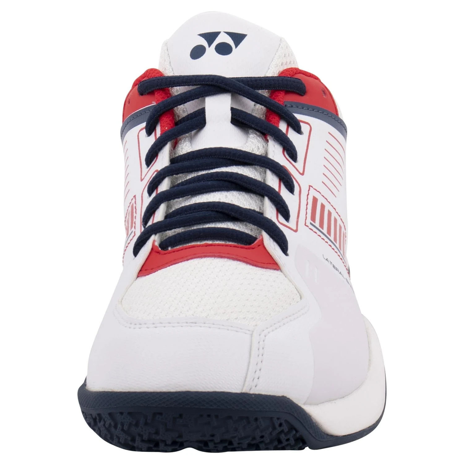 Yonex Power Cushion Strider Flow Mens Wide Badminton Shoes - White / Red - Image 5