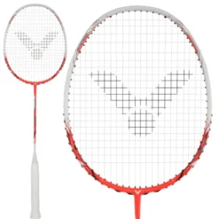Victor Thruster Ryuga TD Badminton Racket - Flame Red