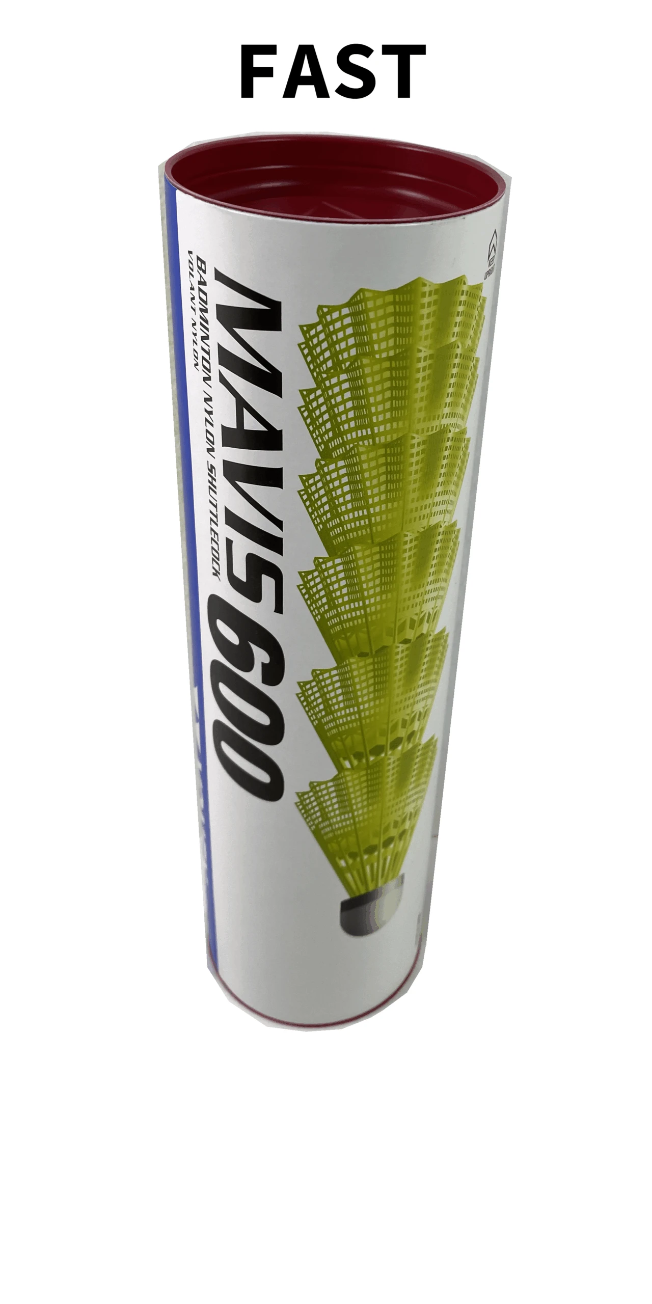 Yonex Mavis 600 Badminton Nylon Shuttles / Shuttlecocks Yellow - Set Of 6 - Image 2