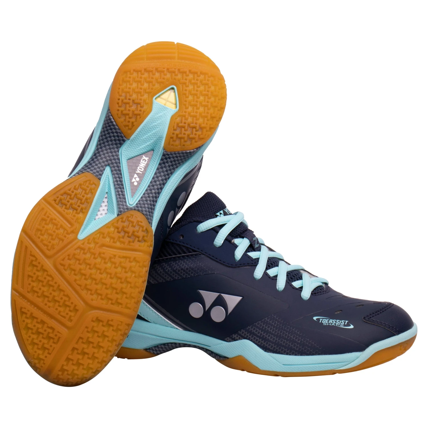 Yonex Power Cushion 65Z3 Womens Badminton Shoes - Navy / Saxe - Image 7
