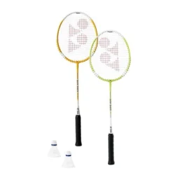 Yonex GR505 Badminton Racket Set - Orange Yellow