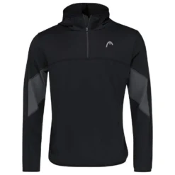 HEAD Club 22 Mens Tech Hoodie - Black