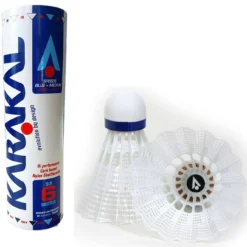 Karakal National Natural Nylon Shuttlecocks - White Medium - Set Of 6