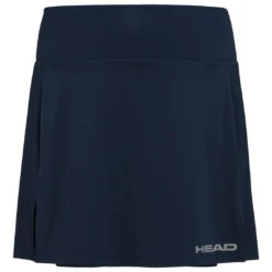 HEAD Womens Club Basic Badminton Skort Long - Dark Blue