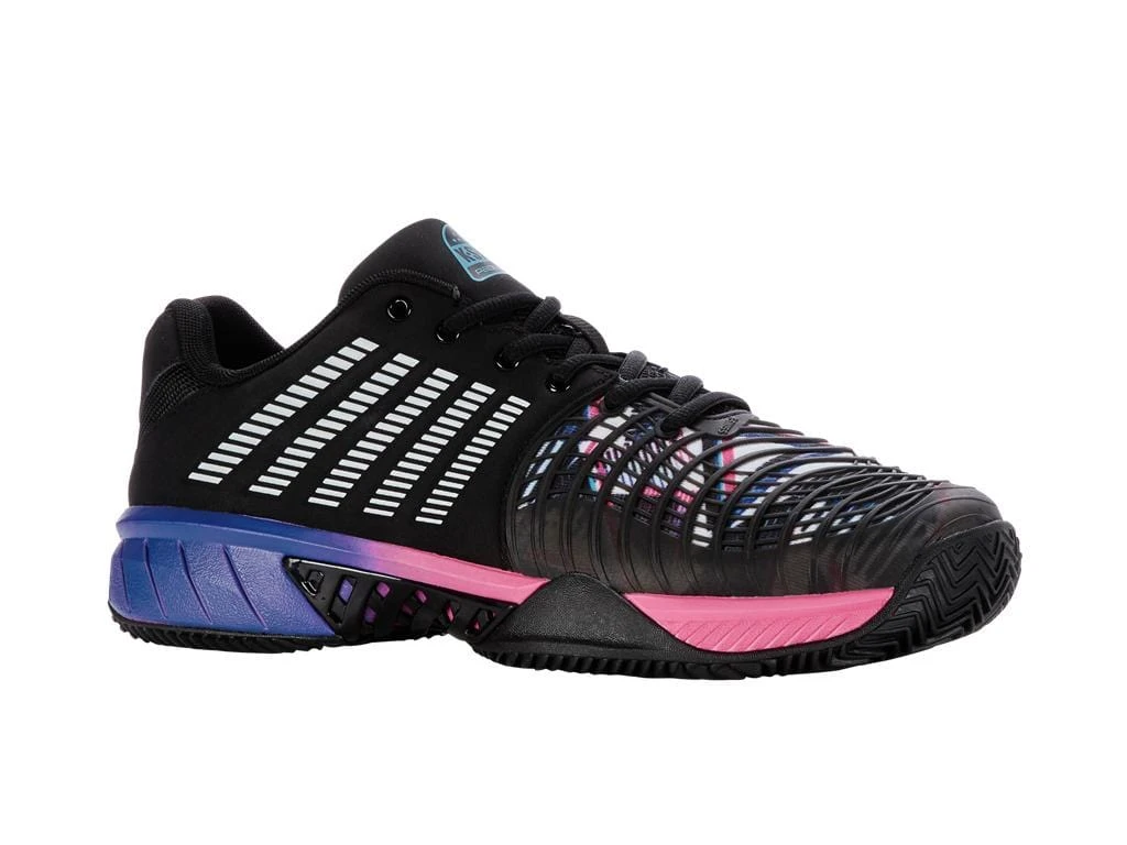 K-Swiss Express Light 3 HB Mens Badminton Shoes - Black / Blue / Pink - Image 3