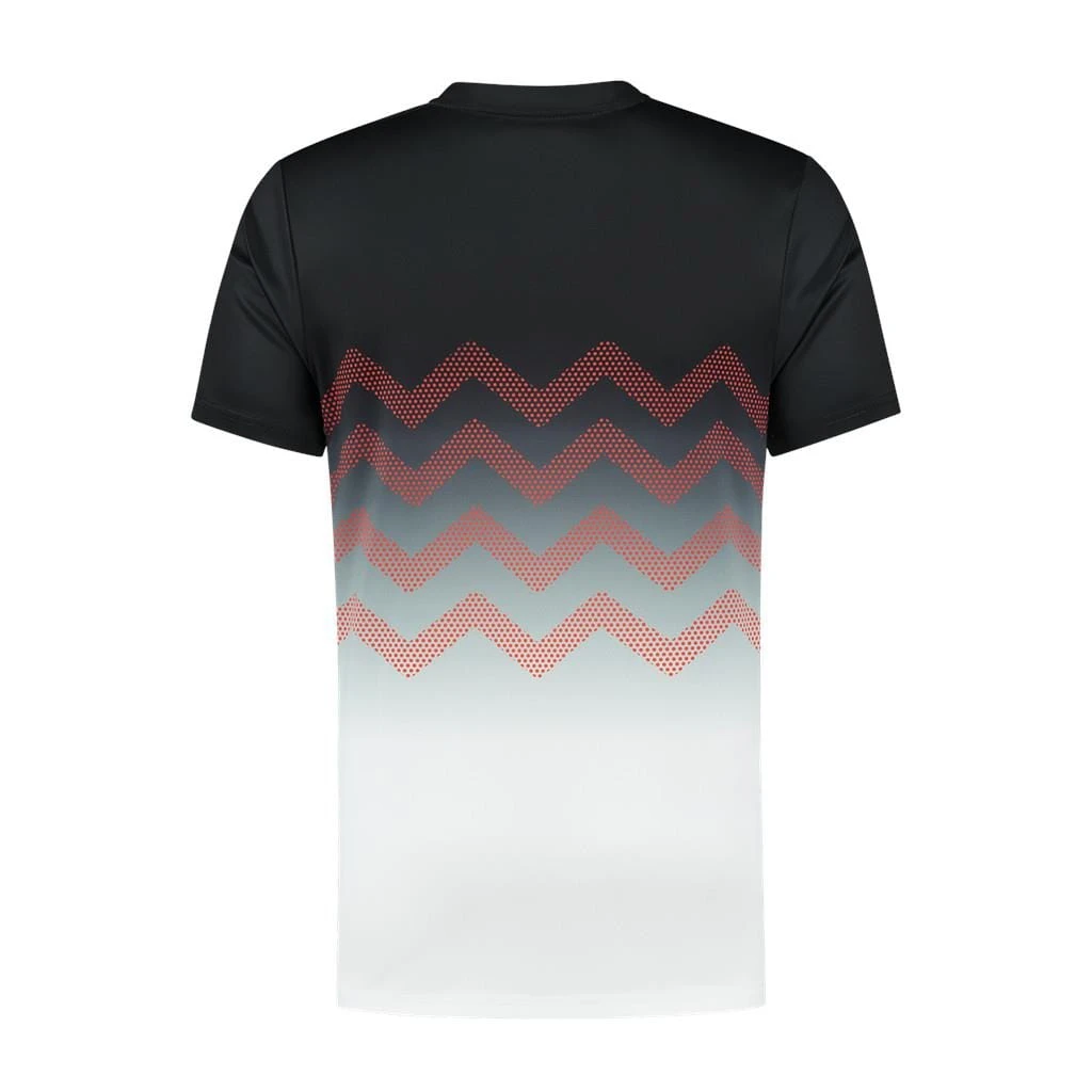 K-Swiss Hypercourt Print Crew 2 Mens T-Shirt - Black / White - Image 2