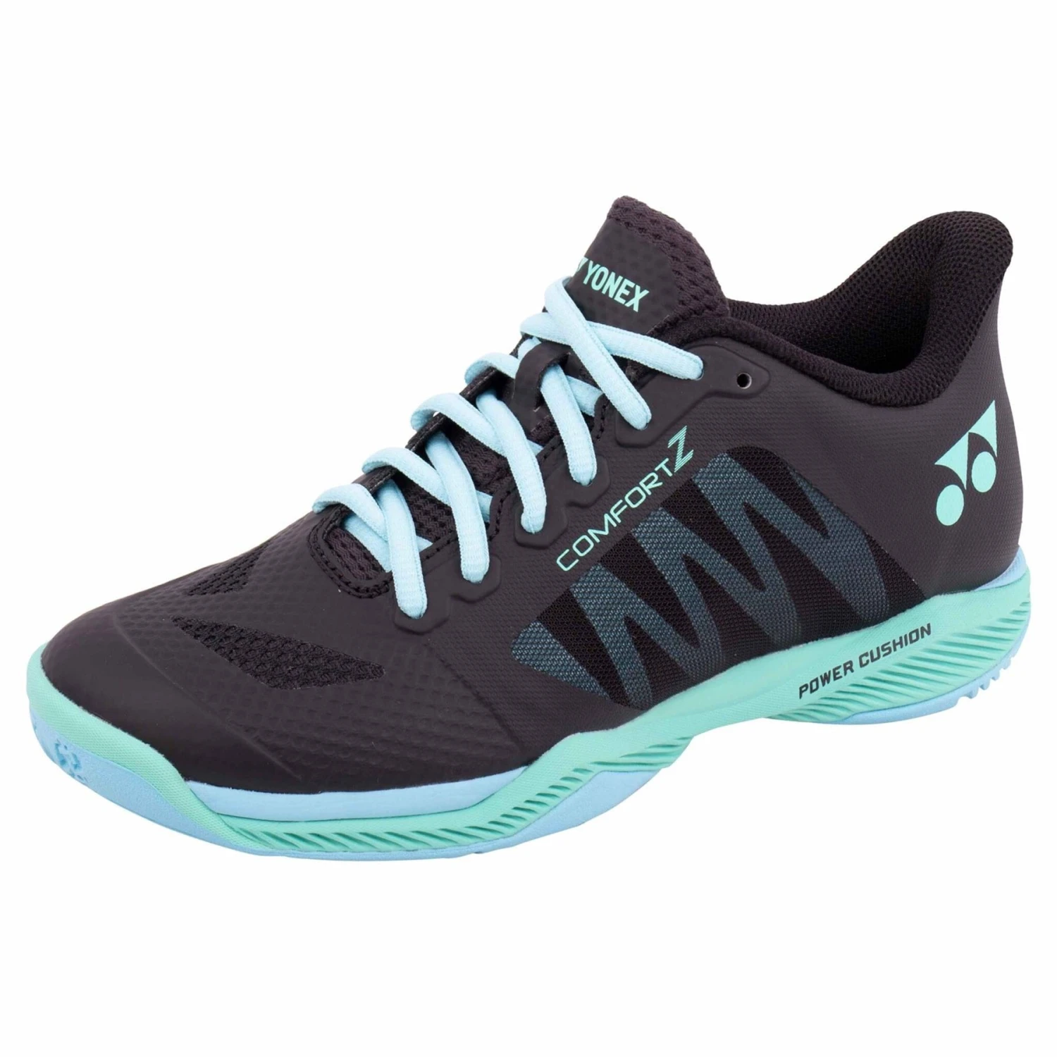 Yonex Power Cushion Comfort Z3 Womens Badminton Shoes - Black / Mint - Image 2