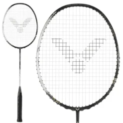 Victor Auraspeed LJH S Badminton Racket - Bright Silver